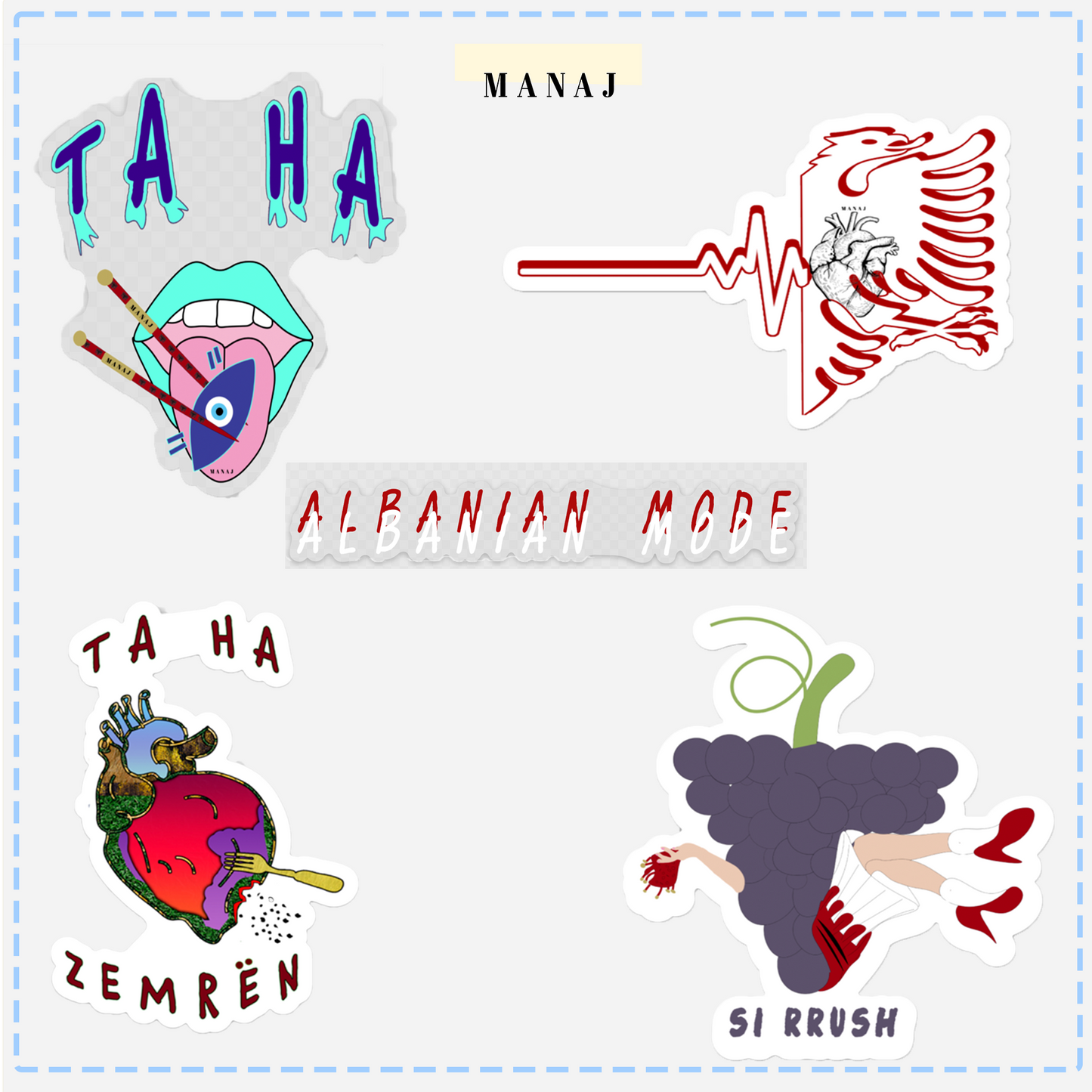 MANAJ Sticker Set