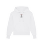 NUK NA KAN ZILI White Unisex Cotton Hoodie
