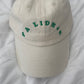 ‘Pa Lidhje’ Embroidered Baseball Cap - Beige